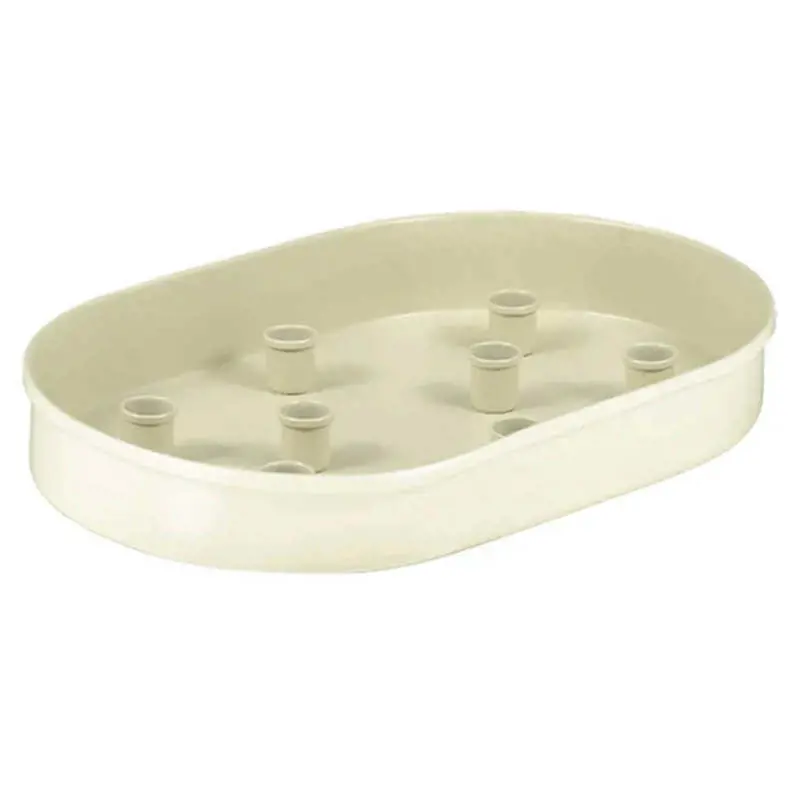 British Colour Standard  Steel Candle Platter